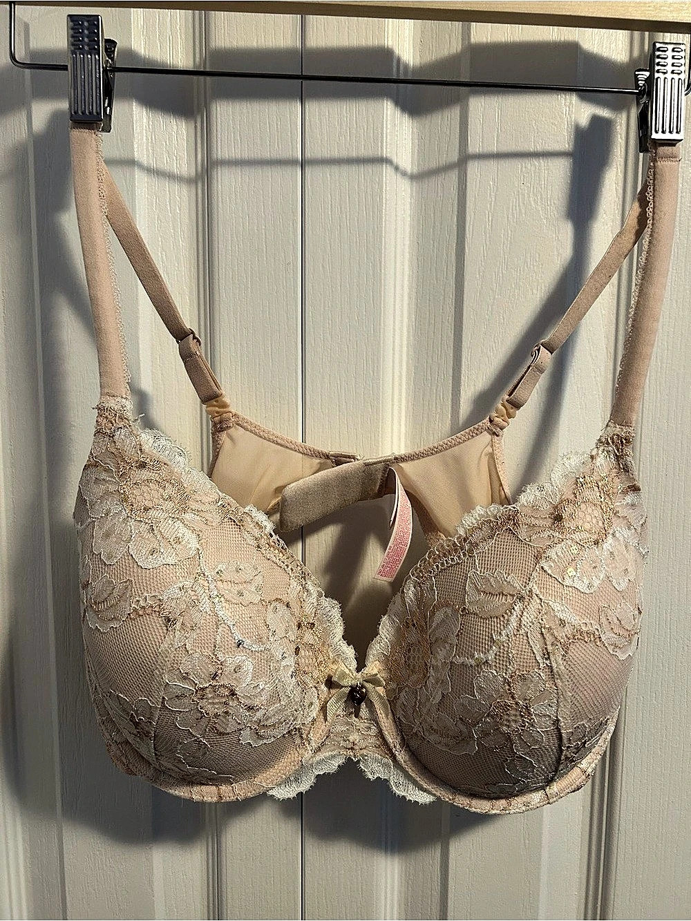 Victoria's Secret Body by Victoria Lined Perfect Coverage Bra Beige 36D